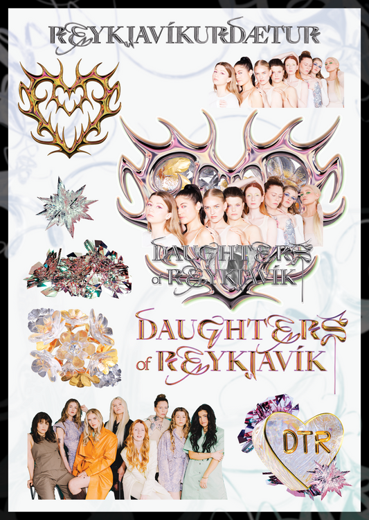 Daughters of Reykjavík sticker set